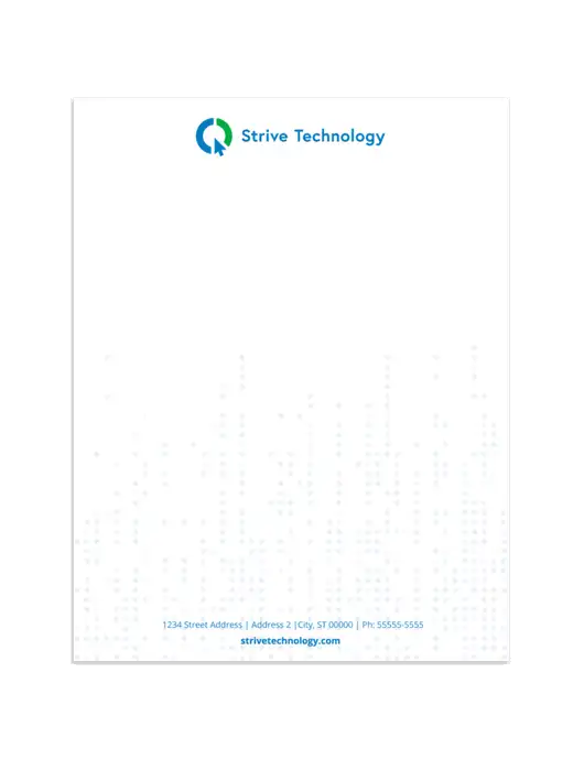 Personalized Letterhead