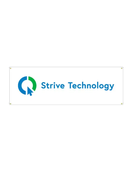 Vinyl Banner 72" x 24"  w/Strive Technology