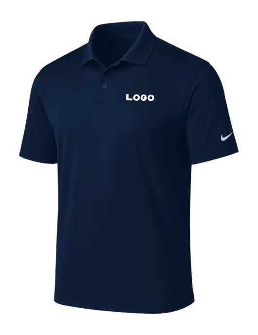 NIKE Navy Victory Solid Polo w/Logo
