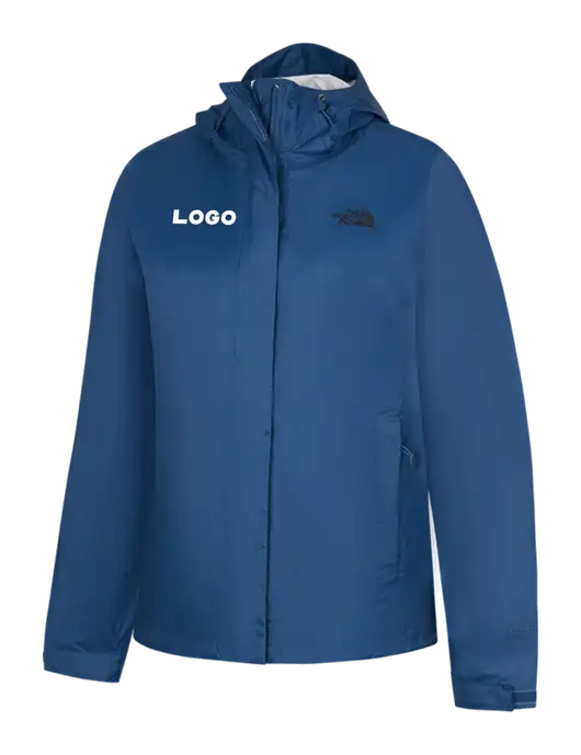 The North Face Womens Navy DryVent Rain Jacket w/Logo