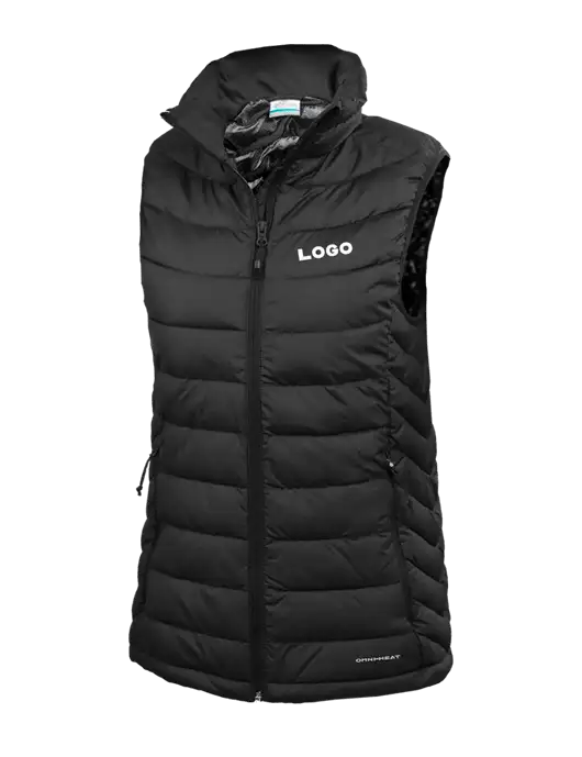 Columbia Womens Black Powder Lite Vest w/Logo