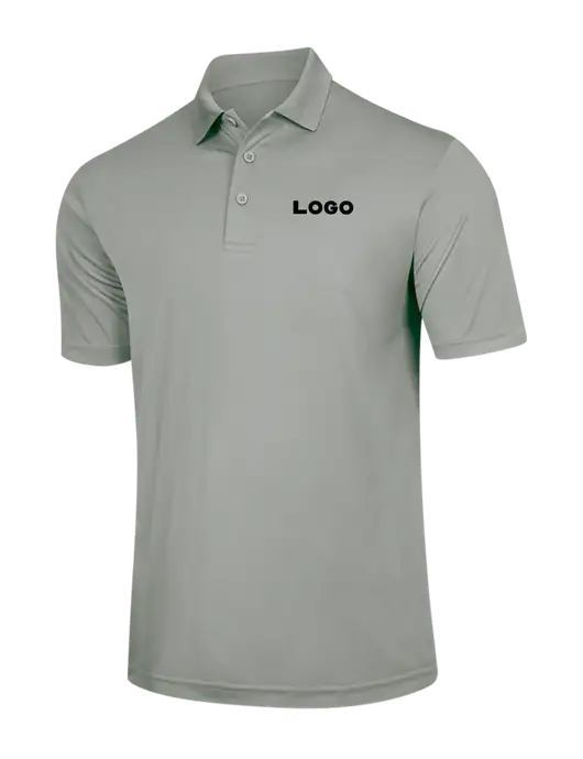 Silver PosiCharge Competitor Polo w/Logo