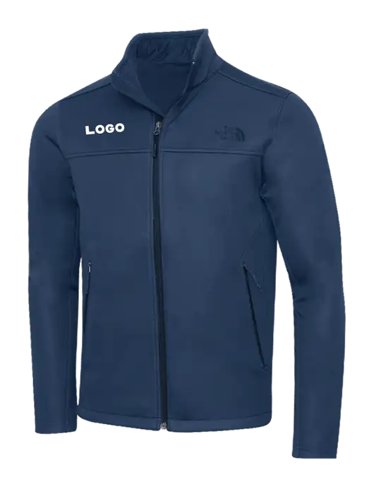 North Face Dark Navy Ridgewall Soft Shell Jacket w/Logo