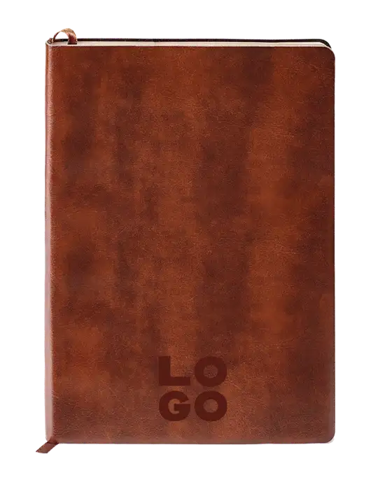 Fabrizio Brown Soft Cover 5.75 x 8.125 Journal w/Logo