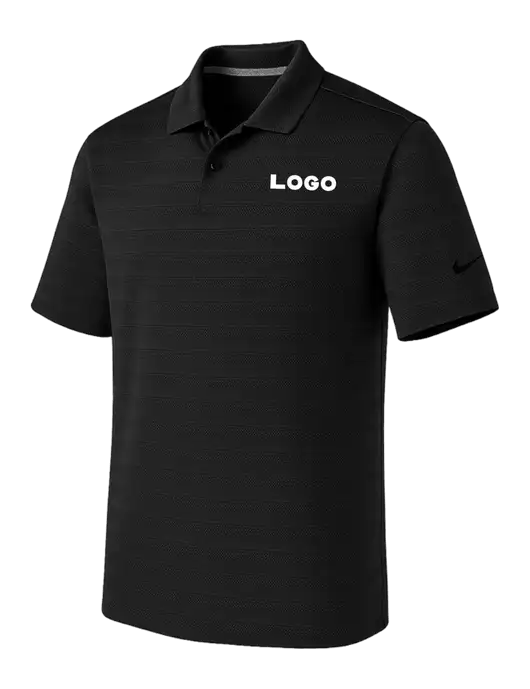 Nike Black Dri-FIT Vapor Jacquard Polo w/Logo
