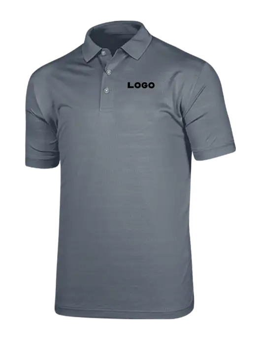 Callaway Vibrant Light Grey Ventilated Polo w/Logo