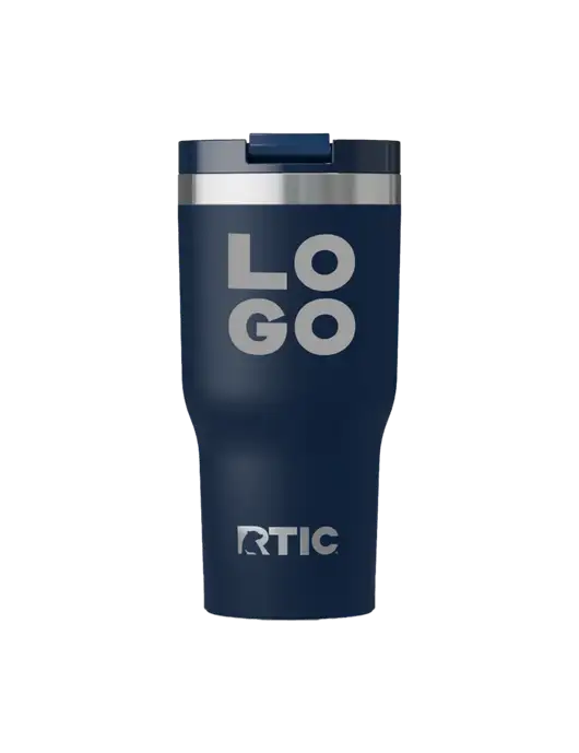 RTIC Essential 20 oz Navy Tumbler w/Logo