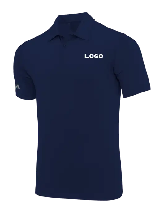 Adidas Navy Blue Ultimate Solid Polo w/Logo
