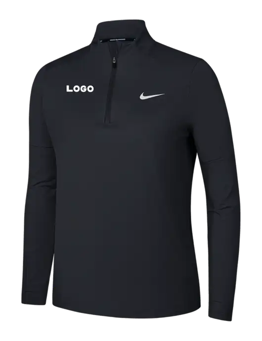 Nike Black Womens Dri-FIT Element 1/2-Zip Pullover w/Logo