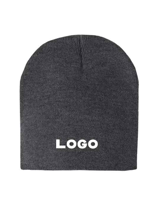 Charcoal Heather Element Knit Beanie w/Logo