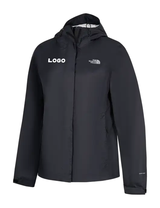 The North Face Womens Black DryVent Rain Jacket w/Logo