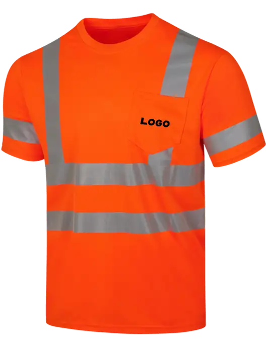 CornerStone Safety Orange ANSI 107 Class 3 Mesh Tee w/Logo