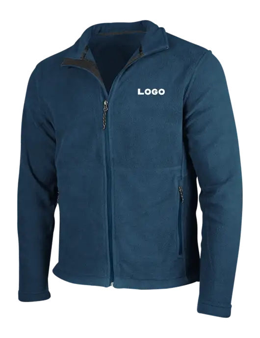 Light Navy Fleece Jacket w/Logo