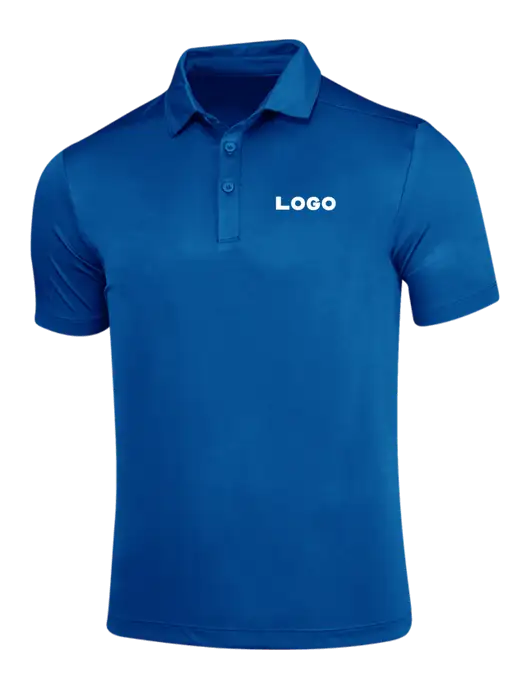 True Royal Posi-UV Pro Polo w/Logo