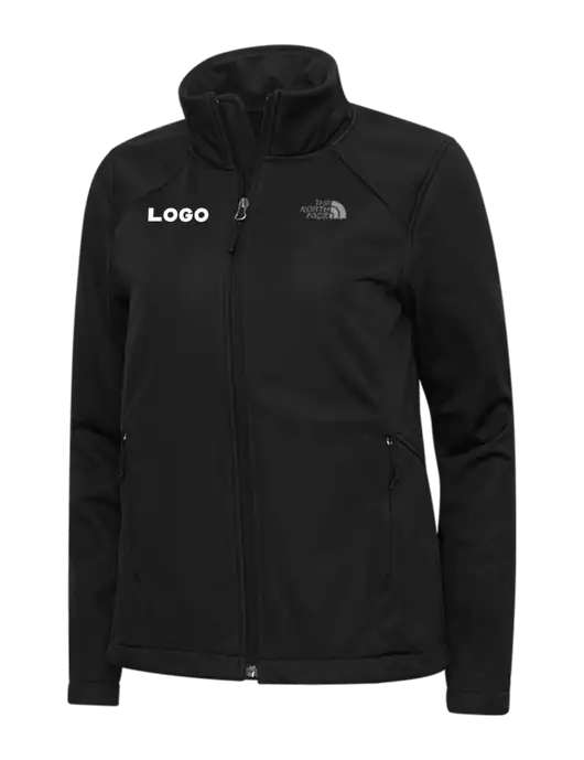 North Face Womens Black Ridgewall Soft Shell Jacket w/Logo