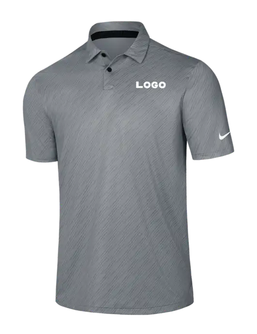 Nike Medium Grey Vapor Dash Polo w/Logo
