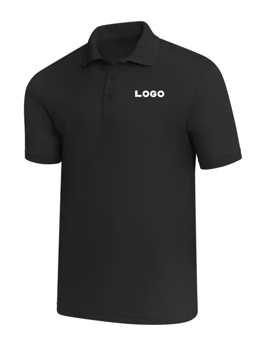 Black PosiCharge RacerMesh Polo w/Logo