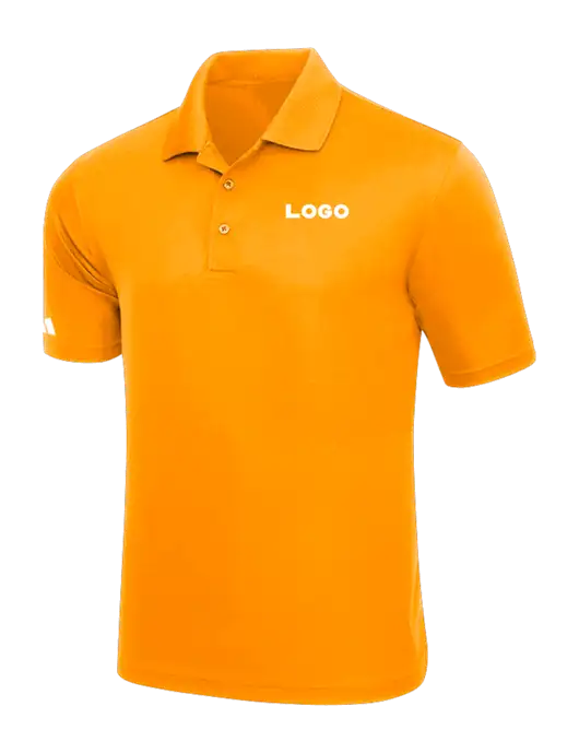 Adidas Bright Orange Basic Sport Polo w/Logo