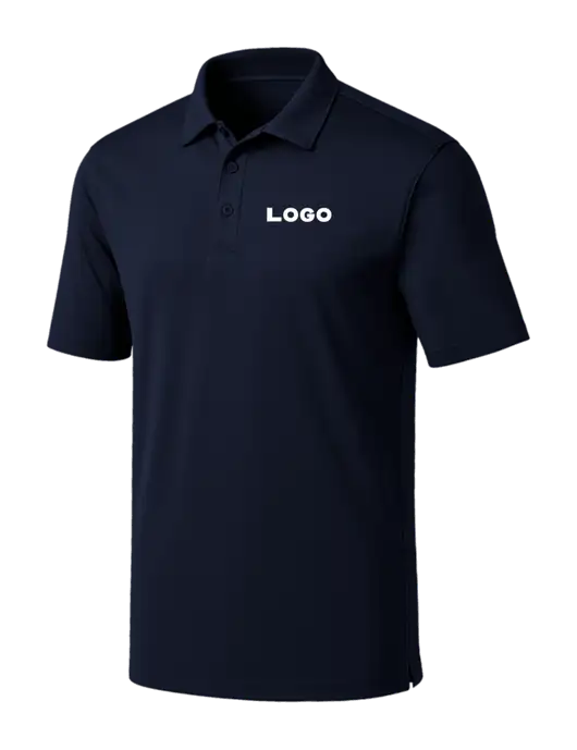 Navy Silk Touch Performance Polo w/Logo