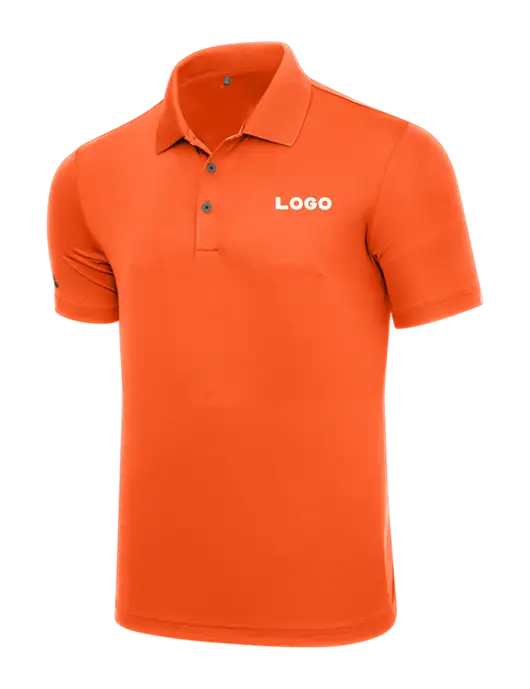 Adidas Orange  Performance Polo w/Logo