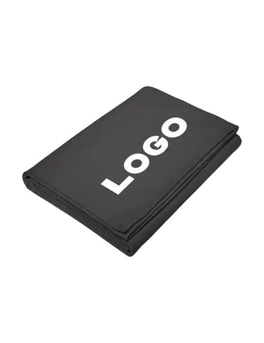 Core Charcoal Fleece Sweatshirt Blanket w/Logo