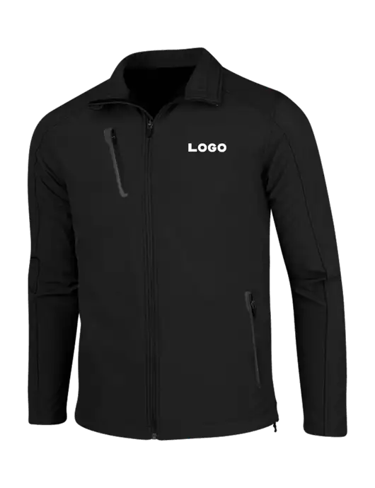 Black Welded Softshell Jacket w/Logo