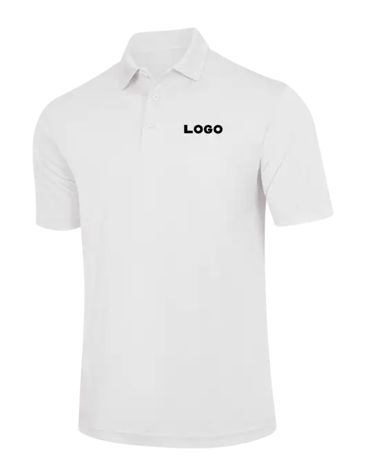 White PosiCharge Competitor Polo w/Logo
