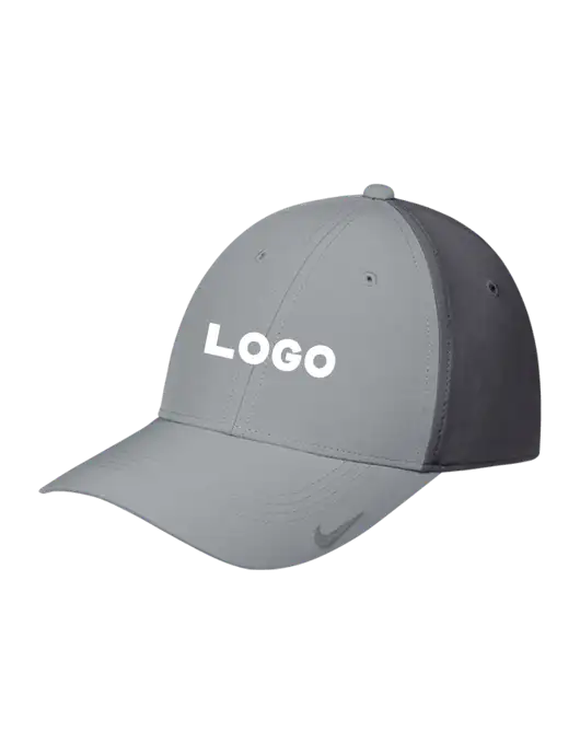 Nike Light Grey/Dark Grey Dri-FIT Legacy Cap w/Logo