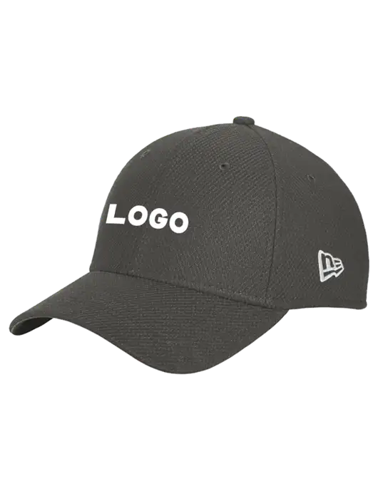 New Era Diamond Era Very Dark Grey Stretch Cap w/Logo
