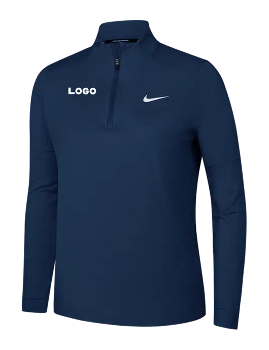 Nike Dark Navy Womens Dri-FIT Element 1/2-Zip Pullover w/Logo