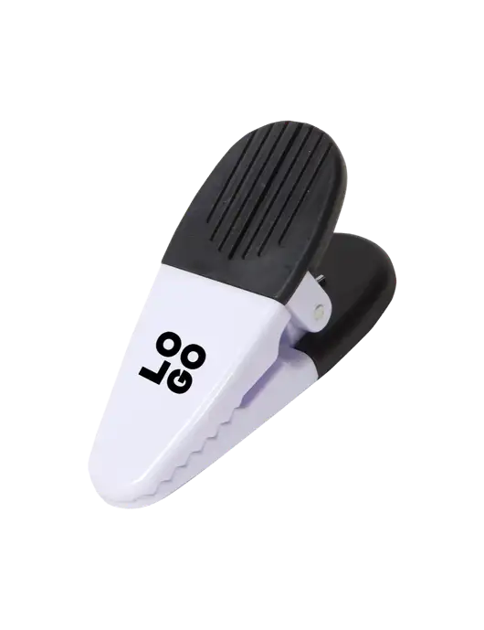 Magnetic White Power Clip w/Logo