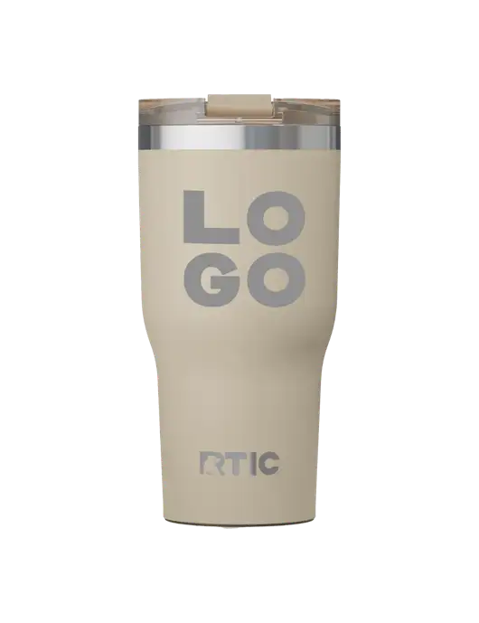 RTIC Essential 30 oz Tan Tumbler w/Logo
