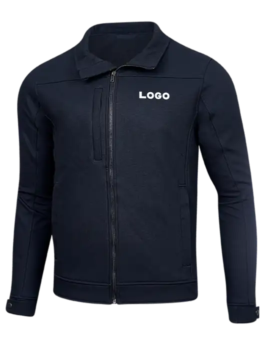 Cornerstone Navy Duck Bonded Soft Shell Jacket w/Logo