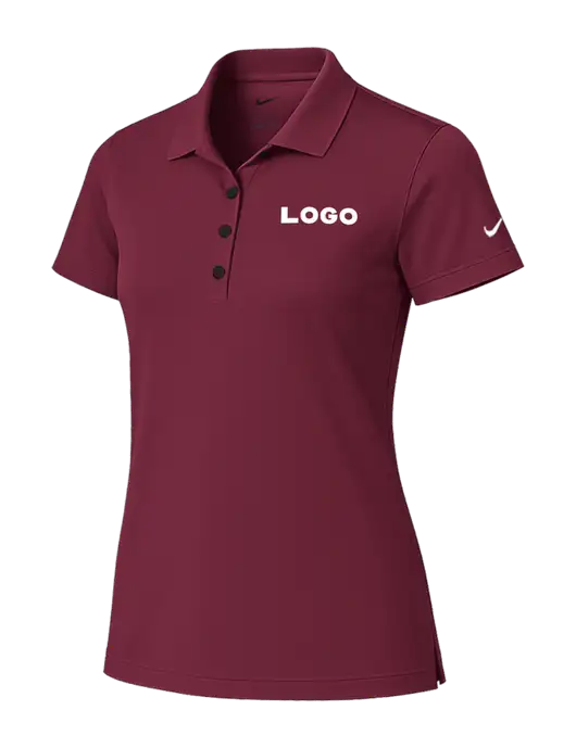 Nike Womens Cardinal Tech Basic Dri-FIT Polo
 w/Logo