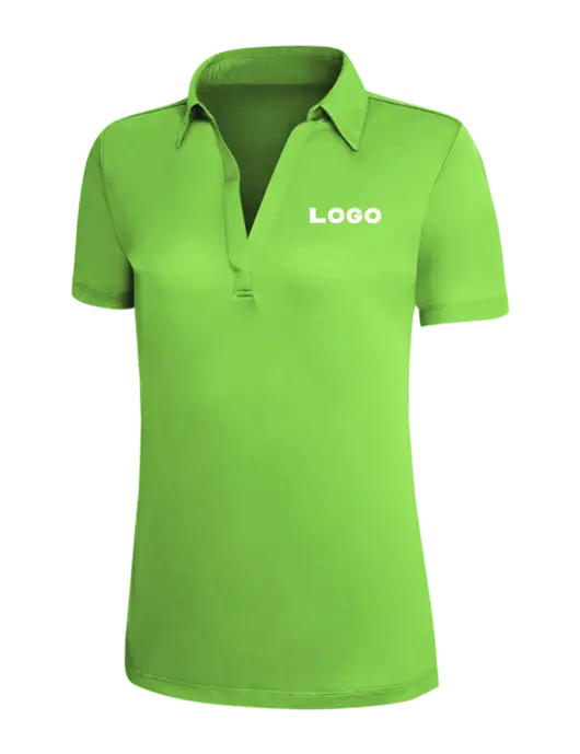 Light Kelly Green Silk Touch Womens Performance Polo w/Logo