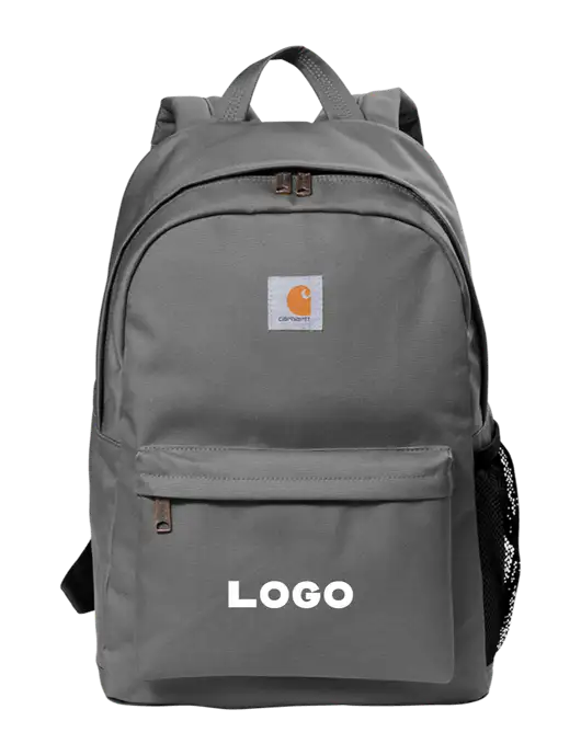 Carhartt Grey Canvas Backpack w/Logo