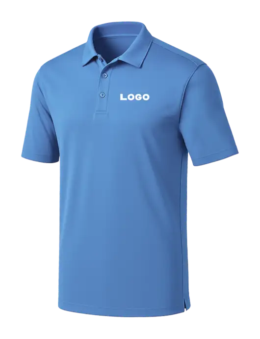 Carolina Blue Silk Touch Performance Polo w/Logo