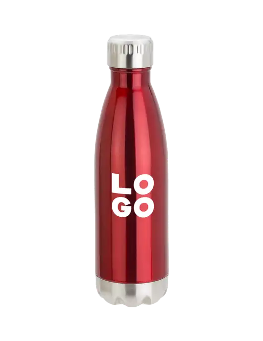 City Go Red 17 oz Insulated Bottle w/Logo