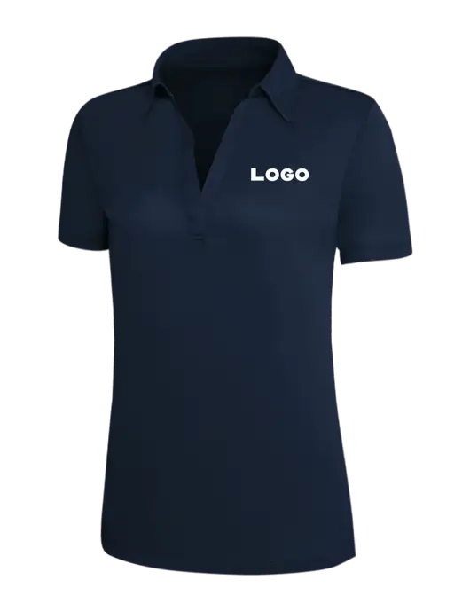 Navy Silk Touch Womens Performance Polo w/Logo