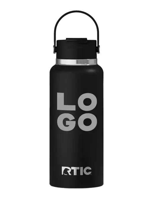 RTIC Outback 32 oz Black Bottle w/Logo