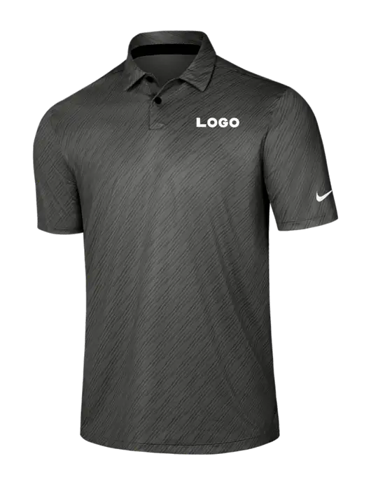 Nike Dark Grey Vapor Dash Polo w/Logo