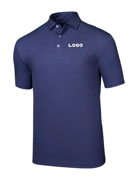 Callaway Birdseye Navy Polo w/Logo
