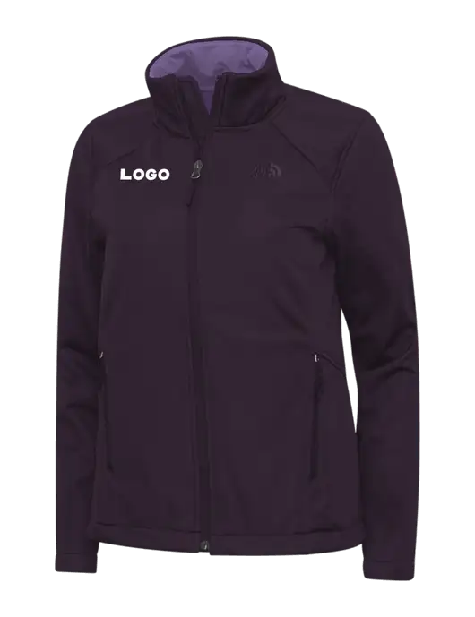 North Face Light Plum Womens Ridgewall Soft Shell Jacket w/Logo