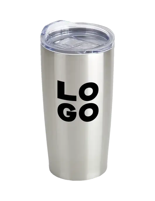 Society Silver 20 oz Insulated Tumbler w/Logo