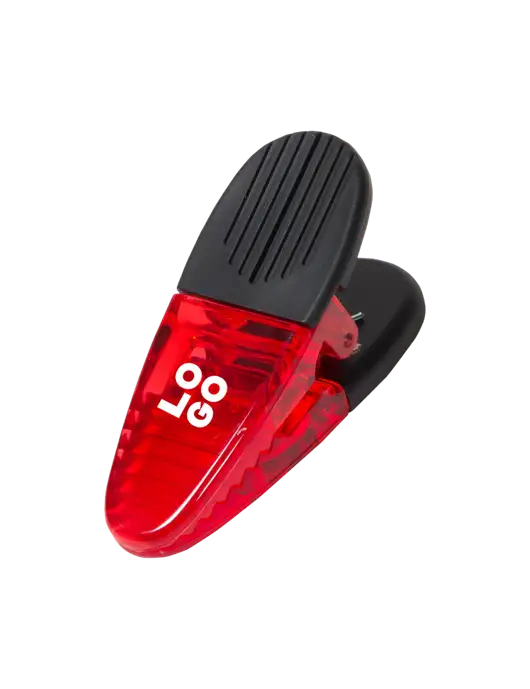 Magnetic Red Power Clip w/Logo