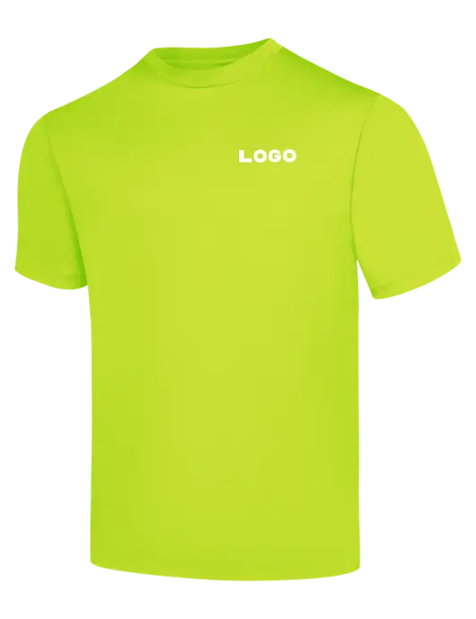 Safety Yellow PosiCharge Competitor Tee w/Logo