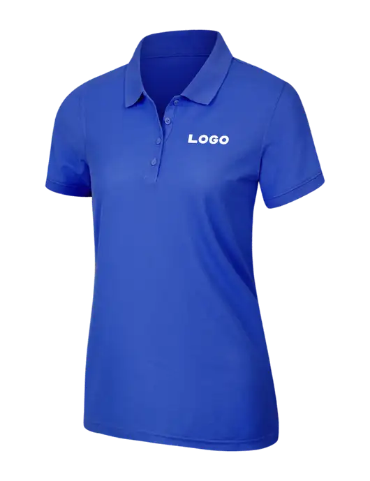 Dark Royal Womens Core Classic Pique Polo w/Logo