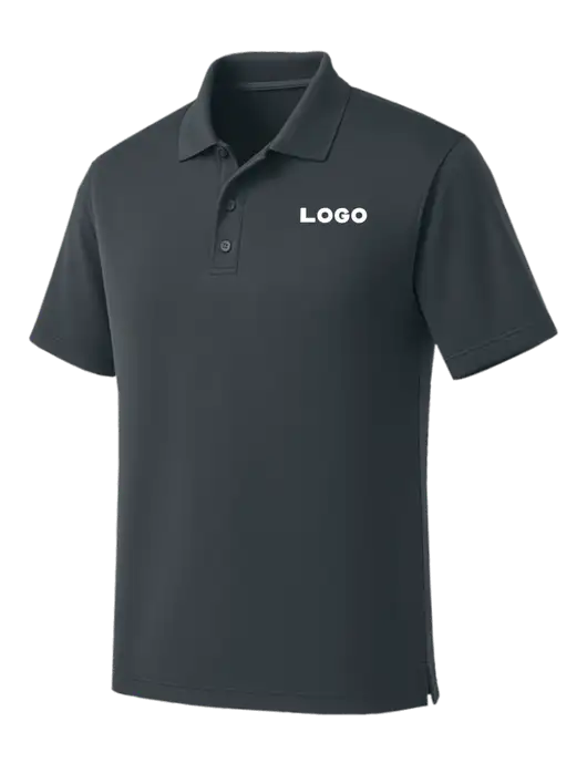 Dark Grey Dry Zone UV Micro Mesh Polo w/Logo