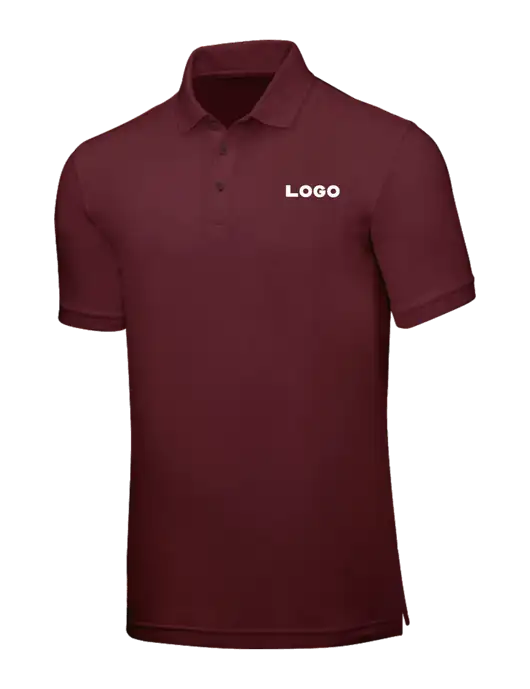 Maroon Core Classic Pique w/Logo