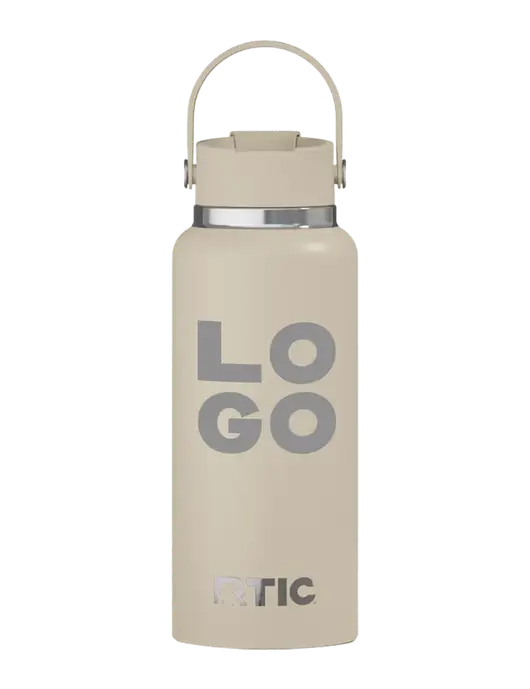 RTIC Outback 32 oz Tan Bottle w/Logo